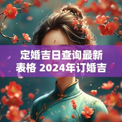 定婚吉日查询最新表格 2025年订婚吉日查询表大全