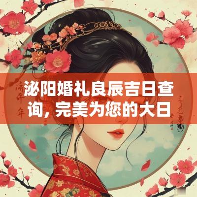 泌阳婚礼良辰吉日查询, 完美为您的大日子做好准备