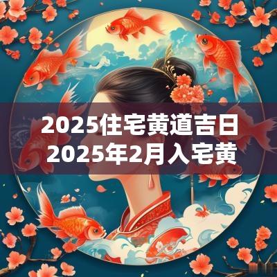 2025住宅黄道吉日 2025年2月入宅黄道吉日