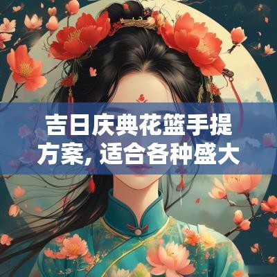 吉日庆典花篮手提方案, 适合各种盛大场合