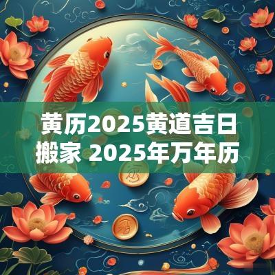 黄历2025黄道吉日搬家 2025年万年历黄道吉日老黄历搬家