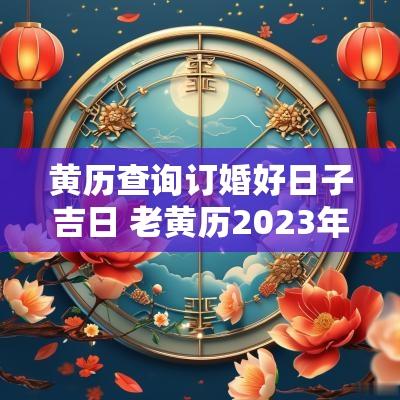 黄历查询订婚好日子吉日 老黄历2025年订婚黄道吉日查询