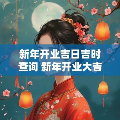 新年开业吉日吉时查询 新年开业大吉日子