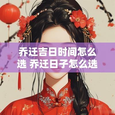 乔迁吉日时间怎么选 乔迁日子怎么选吉时
