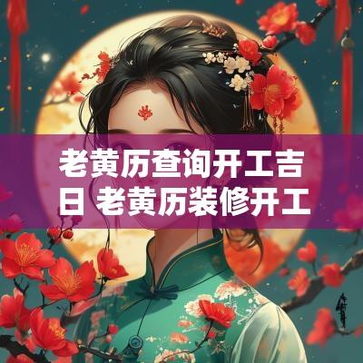 老黄历查询开工吉日 老黄历装修开工吉日吉时辰查询
