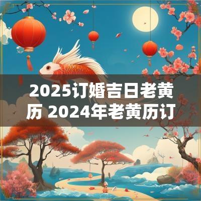 2025订婚吉日老黄历 2025年老黄历订婚吉日有哪些