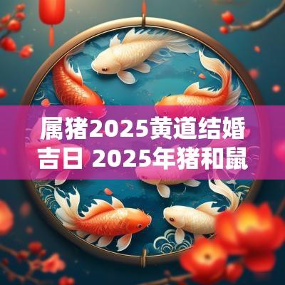 属猪2025黄道结婚吉日 2025年猪和鼠结婚吉日