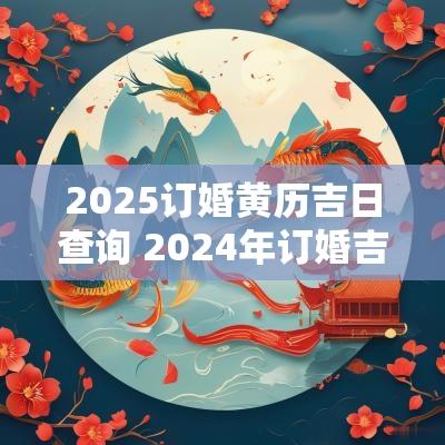 2025订婚黄历吉日查询 2025年订婚吉日查询老黄历