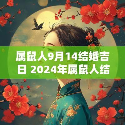 属鼠人9月14结婚吉日 2025年属鼠人结婚吉日