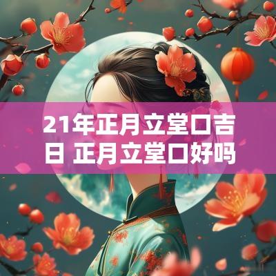 21年正月立堂口吉日 正月立堂口好吗