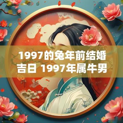 1997的蛇年前结婚吉日 1997年属牛男最佳结婚时间