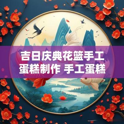 吉日庆典花篮手工蛋糕制作 手工蛋糕制作教程折纸
