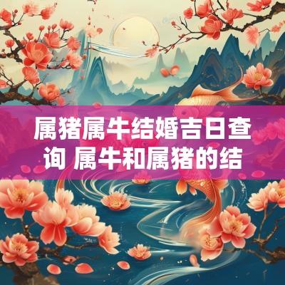 属猪属牛结婚吉日查询 属牛和属猪的结婚吉日
