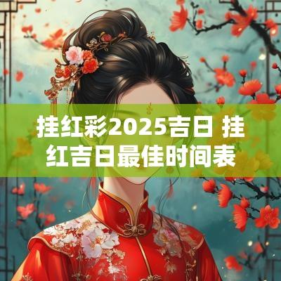 挂红彩2025吉日 挂红吉日最佳时间表