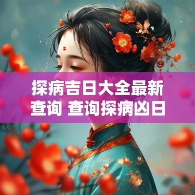 探病吉日大全最新查询 查询探病凶日