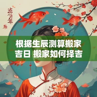 根据生辰测算搬家吉日 搬家如何择吉日和时辰