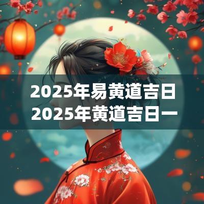 2025年易黄道吉日 2025年黄道吉日一览表(全年)