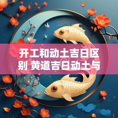 开工和动土吉日区别 黄道吉日动土与开工的区别
