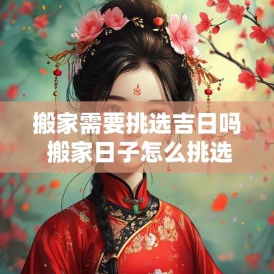 搬家需要挑选吉日吗 搬家日子怎么挑选吉日