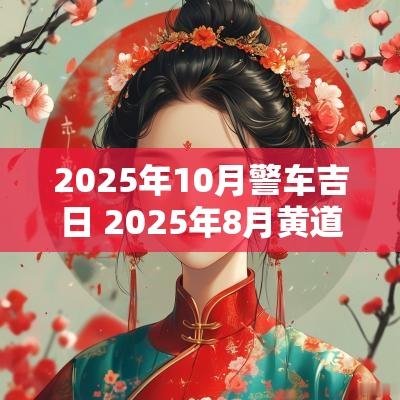 2025年10月警车吉日 2025年8月黄道吉日