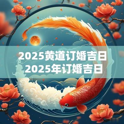 2025黄道订婚吉日 2025年订婚吉日