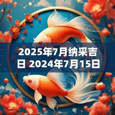 2025年7月纳采吉日 2025年7月15日几点入伏