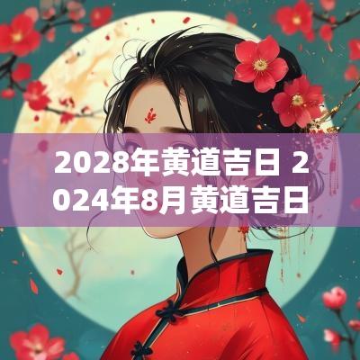 2028年黄道吉日 2025年8月黄道吉日的日子有哪些