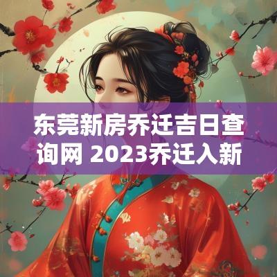 东莞新房乔迁吉日查询网 2025乔迁入新房吉日查询11月份