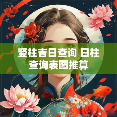 竖柱吉日查询 日柱查询表图推算