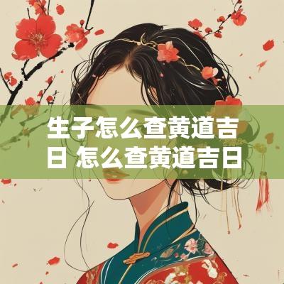 生子怎么查黄道吉日 怎么查黄道吉日最准确