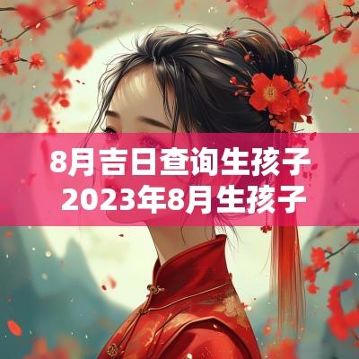 8月吉日查询生孩子 2025年8月生孩子黄道吉日查询