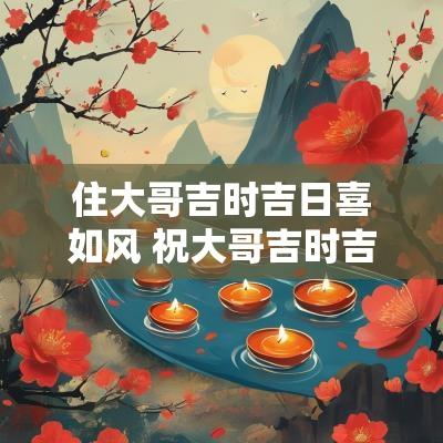 住大哥吉时吉日喜如风 祝大哥吉时吉日喜如风语音怎么弄