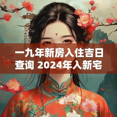 一九年新房入住吉日查询 2025年入新宅黄道吉日查询