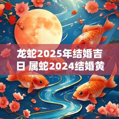 龙蛇2025年结婚吉日 属蛇2025结婚黄道吉日