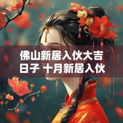 佛山新居入伙大吉日子 十月新居入伙大吉好日子