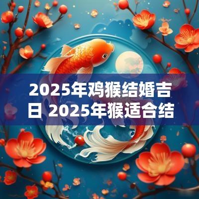 2025年鸡猴结婚吉日 2025年猴适合结婚吗