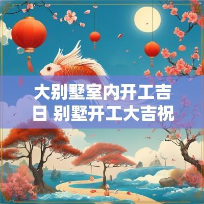 大别墅室内开工吉日 别墅开工大吉祝福语