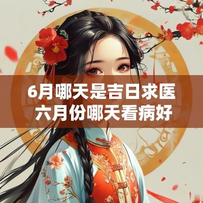 6月哪天是吉日求医 六月份哪天看病好