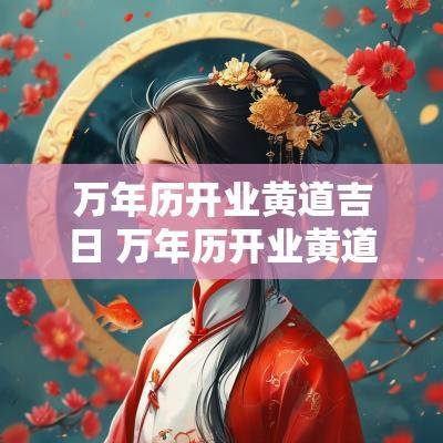 万年历开业黄道吉日 万年历开业黄道吉日吉时查