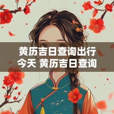 黄历吉日查询出行今天 黄历吉日查询出行吉日