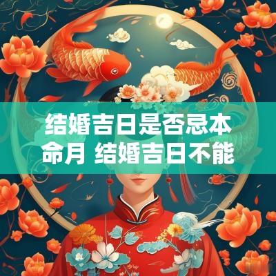 结婚吉日是否忌本命月 结婚吉日不能选什么日子