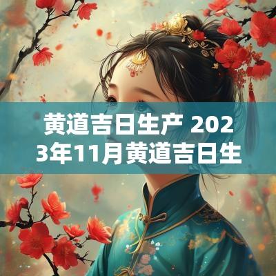 黄道吉日生产 2025年11月黄道吉日生产