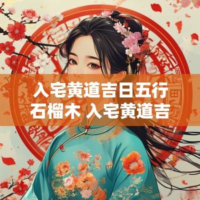 入宅黄道吉日五行石榴木 入宅黄道吉日2025年5月份