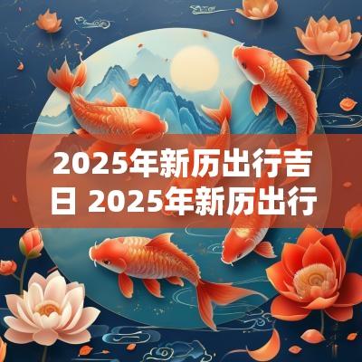 2025年新历出行吉日 2025年新历出行吉日查询