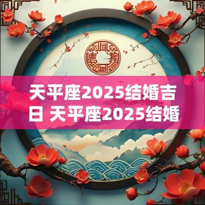 天平座2025结婚吉日 天平座2025结婚吉日有哪些