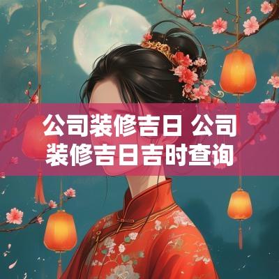公司装修吉日 公司装修吉日吉时查询