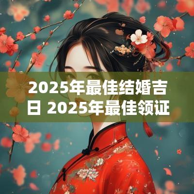 2025年最佳结婚吉日 2025年最佳领证吉日