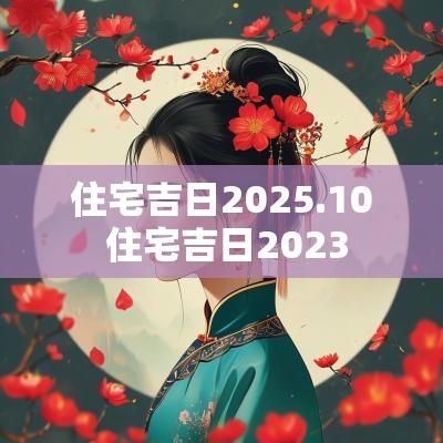 住宅吉日2025.10 住宅吉日2025