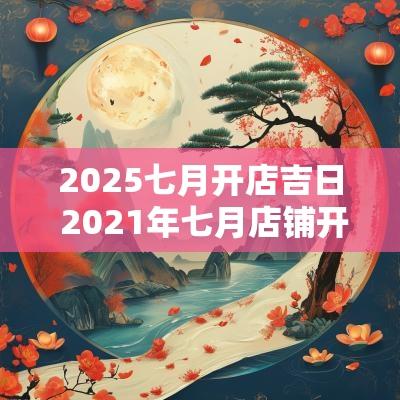 2025七月开店吉日 2025年七月店铺开张吉日
