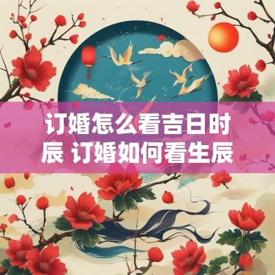 订婚怎么看吉日时辰 订婚如何看生辰八字